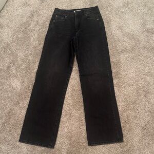Garage women’s Black Straight-Leg Jeans